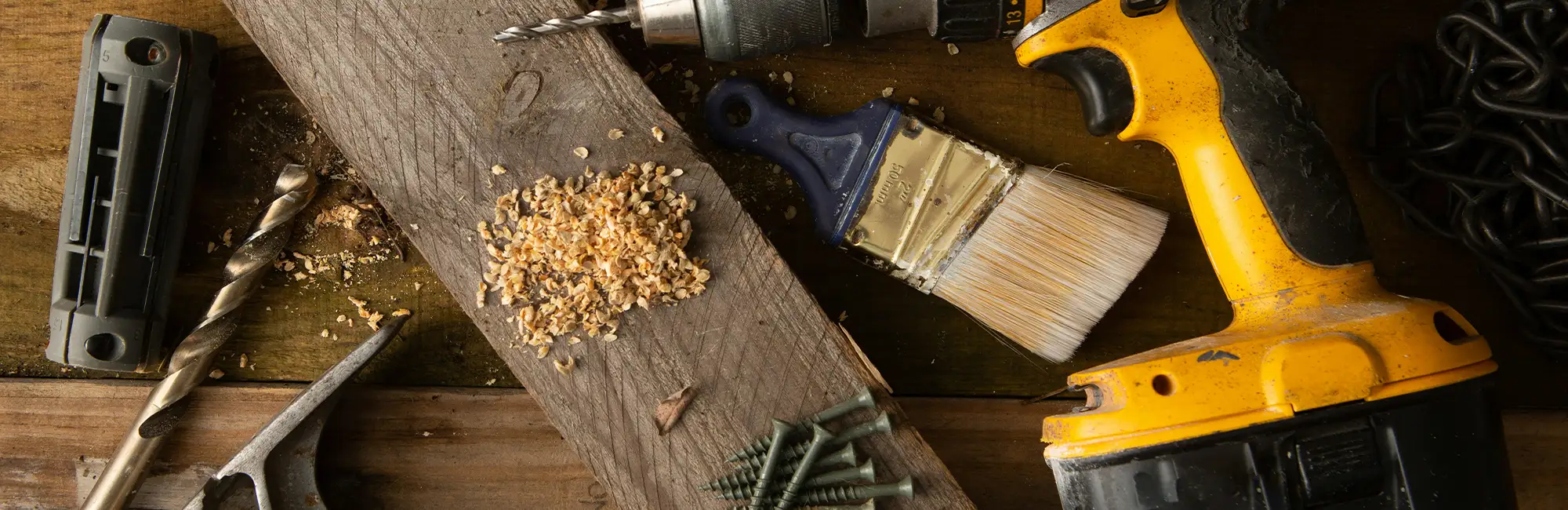 tools on table